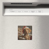 Vizsla Dog Weihnachtsfest Magnet (In Situ (Geschirrspüler))