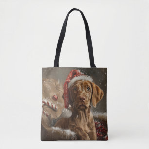 Vizsla Dog Weihnachtsfest Tasche