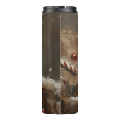 Vizsla Dog Weihnachtsfest Thermosbecher (Rückseite)