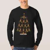 Vizsla Dog   Xmas Santa Vizsla Christmas Tree T-Shirt (Vorderseite)