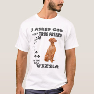 Vizsla Dog Zitat Mama Vater Kostüm, Niedlich Unga T-Shirt