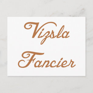 vizsla fancier.png postkarte