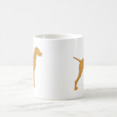 vizsla FarbSilhouette Kaffeetasse (Mittel)