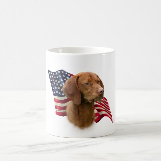 Vizsla Flag Kaffeetasse (Mittel)