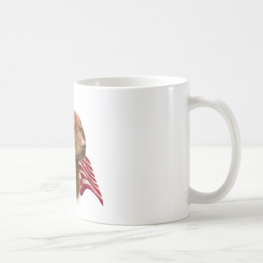 Vizsla Flag Kaffeetasse (Rechts)