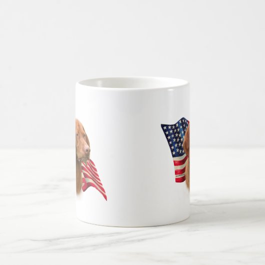 Vizsla Flag Kaffeetasse (Mittel)