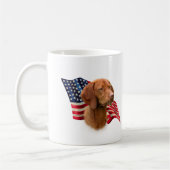 Vizsla Flag Kaffeetasse (Links)