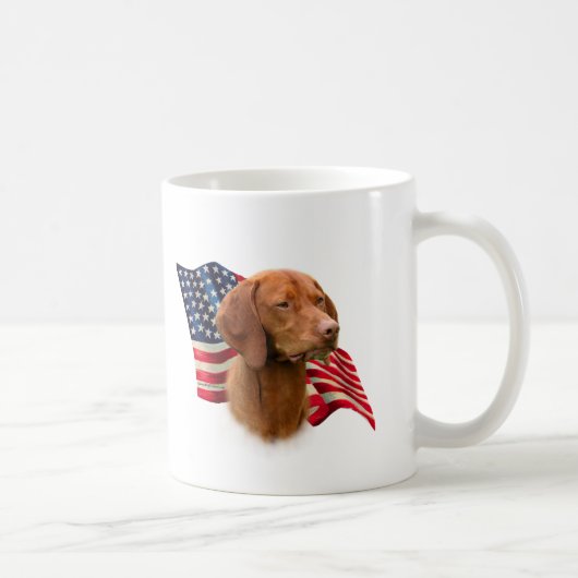 Vizsla Flag Kaffeetasse (Rechts)