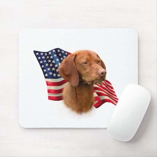 Vizsla Flag Mousepad (Mit Mouse)