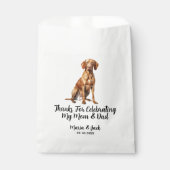Vizsla Full Color Pet Wedding Geschenktütchen (Vorderseite)