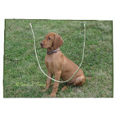 Vizsla Geschenk-Tasche Große Geschenktüte (Rückseite)