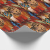 Vizsla Geschenkpapier (Ecke)