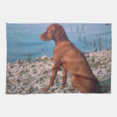 Vizsla Geschirrtuch (Horizontal)