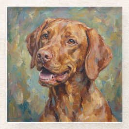 Vizsla Glass Coasters for Dog Lovers Glasuntersetzer
