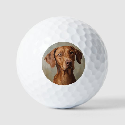 Vizsla Golfball (Vorderseite)