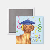 Vizsla Graduate Magnet (Vorderseite/Rückseite)