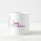 Vizsla Großmutter Kaffeetasse (Vorderseite Links)