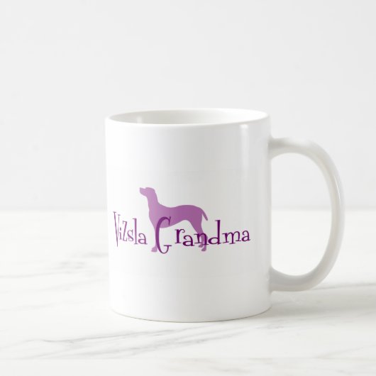 Vizsla Großmutter Kaffeetasse (Rechts)