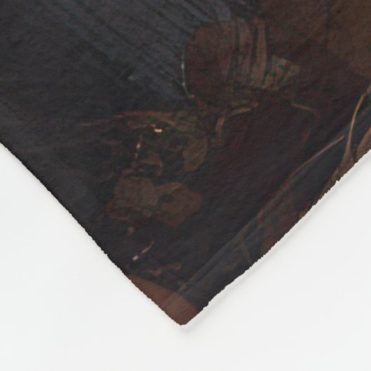 Vizsla Halloween Beängstigend Fleecedecke (Ecke)