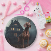 Vizsla Halloween Beängstigend Pappteller (Party)