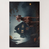 Vizsla Halloween Beängstigend Puzzle (Vertikal)