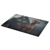 Vizsla Halloween Beängstigend Schneidebrett (Ecke)