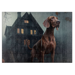 Vizsla Halloween Beängstigend Schneidebrett