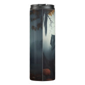 Vizsla Halloween Beängstigend Thermosbecher (Rückseite)