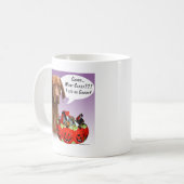 Vizsla Halloween Candy Kaffeetasse (Vorderseite Links)