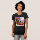 Vizsla Halloween Candy T-Shirt (Vorne ganz)