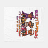 Vizsla Halloween Erntedank Weihnachts Classic T- Fleecedecke (Vorderseite (Horizontal))