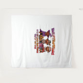 Vizsla Halloween Erntedank Weihnachts Classic T- Wandteppich (Vorderseite (Horizontal))