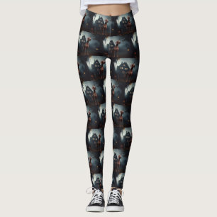 Vizsla Halloween Gruselig Leggings