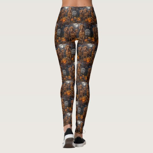 Vizsla Halloween Spooky Leggings (Rückseite)