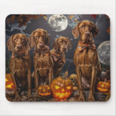 Vizsla Halloween Spooky Mousepad (Vorne)