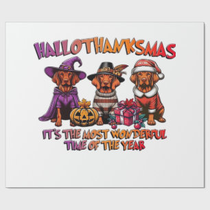 Vizsla Halloween Thanksgiving Christmas Classic T- Geschenkpapier