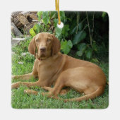 Vizsla Hound Dog Keramikornament (Vorderseite)
