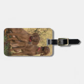 Vizsla Hound Dogs Gepäckanhänger (Vorderseite horizontal)