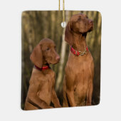 Vizsla Hound Dogs Keramikornament (Rechts)