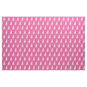 Vizsla Hund Silhouette Pet Pink Stoff (Fat Quarter (45,7 x 55,9 cm))