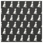 Vizsla Hund Silhouette Stoff (Muster)