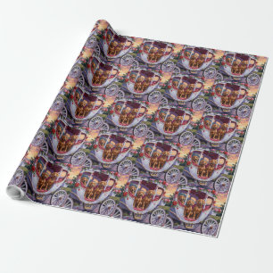 Vizsla Hund Valentinstag Geschenkpapier