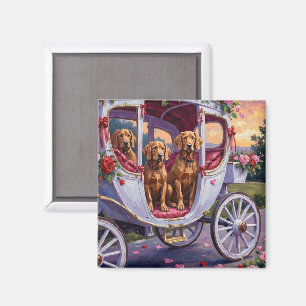 Vizsla Hund Valentinstag Magnet