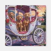 Vizsla Hund Valentinstag Magnet (Vorne)