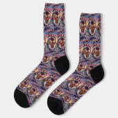 Vizsla Hund Valentinstag Socken (Linkes Detail)