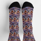 Vizsla Hund Valentinstag Socken (Oben)
