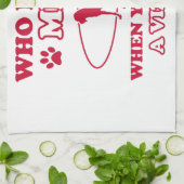 Vizsla Hundezuchtentwürfe Küchentuch (Gefaltet)