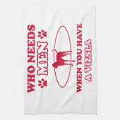 Vizsla Hundezuchtentwürfe Küchentuch (Vertikal)