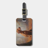 Vizsla im Herbst Leaves Fall Inspiriert Gepäckanhänger (Vorderseite vertikal)