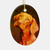 Vizsla Keramik Ornament (Hinten)